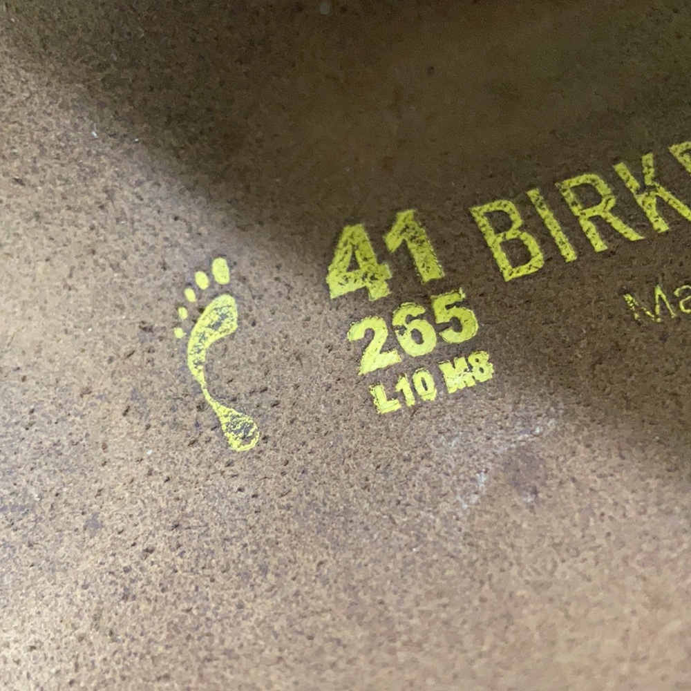 Birkenstock arizona birko-flor sandals in blue - Picture 10 of 12